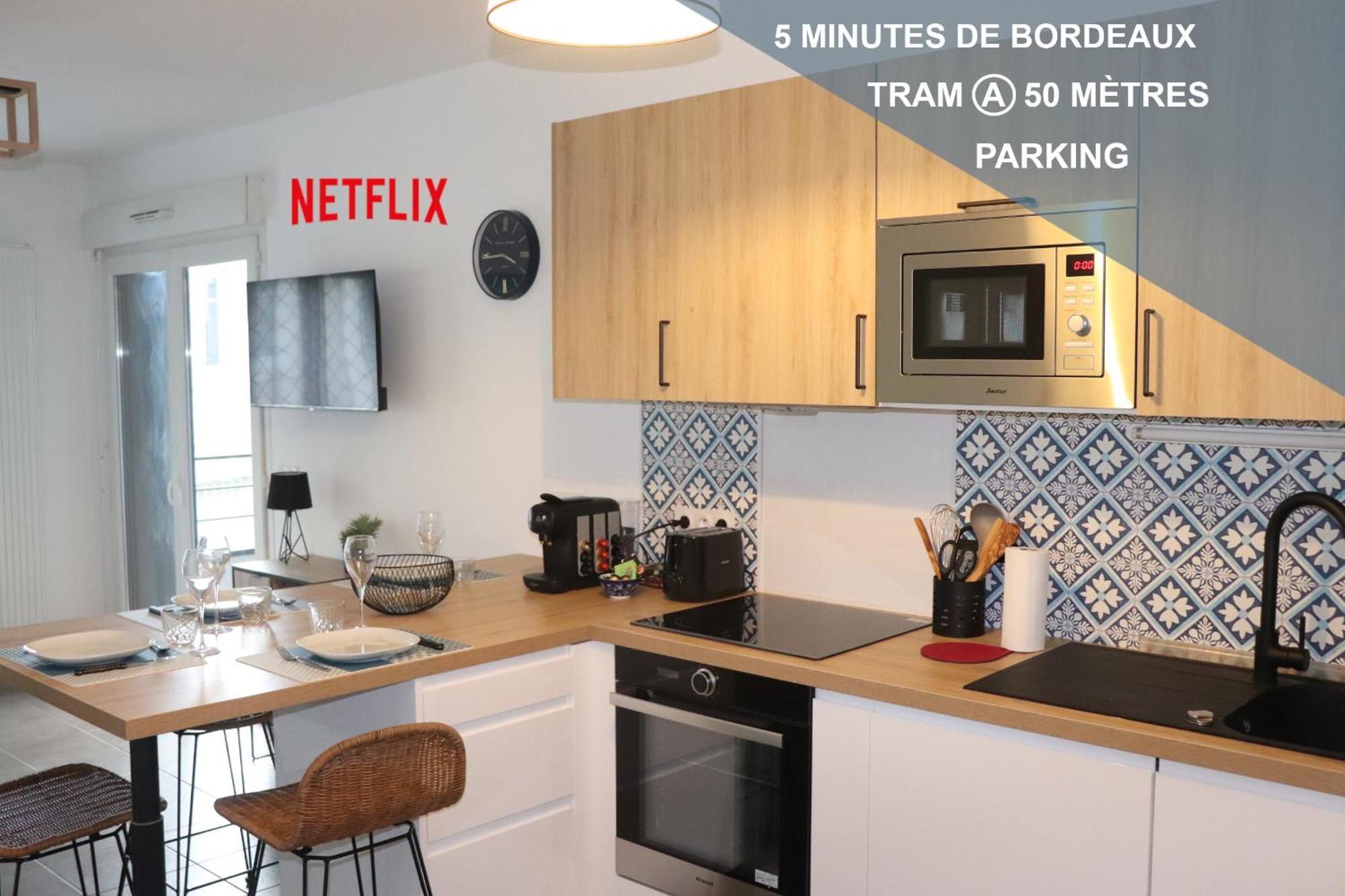 Apartmán Les Cedres -Tram A 50 Metres, Bordeaux A 5 Minutes, Parking Cenon Exteriér fotografie